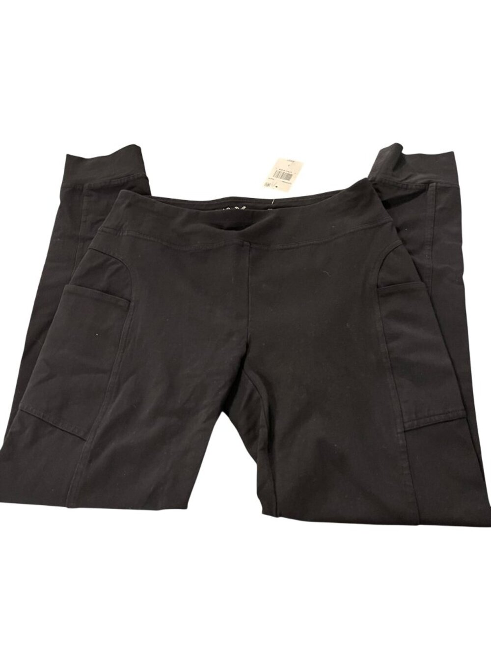 Marc New York Womens Black Stretch Pocket Leggings Size M
